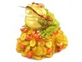 Colorful Money Frog with Bagua on Head (L)