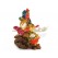Colorful Seated Guan Gong Statue with Knife