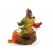 Colorful Seated Guan Gong Statue with Knife