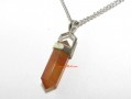 Crystal Point Pendant Double Terminated -  Agate (S)
