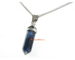 Sodalite Crystal Double Point Pendant (S)