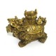 Brass Dragon Tortoise with Chinese Emperor's Hat