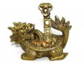 Brass Dragon Tortoise with Ruyi