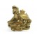 Brass Dragon Headed Tortoise with Gold Ingot (m)