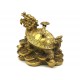Brass Dragon Headed Tortoise with Ruyi (m)