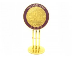 Earth Cross Mirror for Building Solid Foundation for Wealth