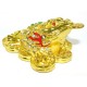 Exquisite Bejeweled Golden Money Frog for Wealth Luck