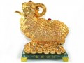 Exquisite Good Fortune Sheep/Ram/Goat with Prosperity Coins Fur (XL)