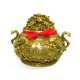 Feng Shui Brass Wealth Pot with 8 Auspicious Objects