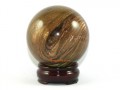 Feng Shui Crystal Ball – Swirling Gold Sand
