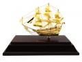 24k Gold Plated Hand-crafted Exquisite Wealth Ship 32gp