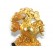 Golden Feng Shui Rooster with Money Tree
