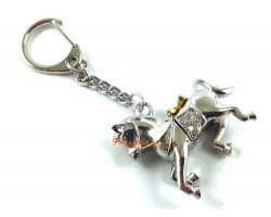 Windhorse Carrying Gold Ingots Keychain