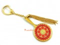 Fire Protection Wheel Mirror of Avalokiteshvara Keychain