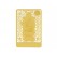 Fuk Luk Sau Three Star Gods Gold Card For Health, Wealth And Happiness