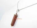 Gold Sand Double Terminated Point Pendant (L)
