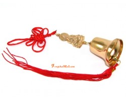 Golden Buddha Protection Bell Hanging