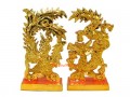 Golden Pair of Dragon and Phoenix