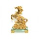 Golden Feng Shui Horse with Gold Ingot