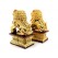 Golden Feng Shui Fu Dogs for Protection