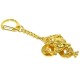 Golden Money Frog Keychain