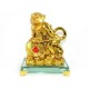 Golden Monkey with Ru Yi and Seal for Promotion and Authority Luck