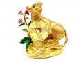 Golden Rat Holding Coin With 