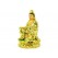 Golden Guan Yin Seated on Lotus