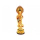 Gold Plated Standing Guan Yin Statue