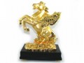 Golden White Victory Winged Horse for Accelerated Success