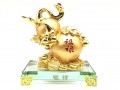 Golden Wu Lou with Ruyi and Coins