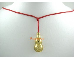 Golden Wu Lou Amulet Pendant