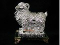 Good Fortune Sheep with Wealth Coins Fur (Silver)