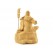 Guan Gong Sitting on Stone Figurine