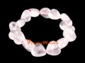Hearts Crystal Bracelet - Rose Quartz