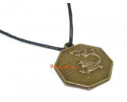 Horoscope Coin Pendant Amulet - Dragon