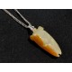 Jade Cicada Pendant with Stainless Steel Chain