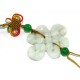 Jade Mystic Knot Lucky Charm Hanging
