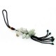 Jade Mystic Knot with Eight Flowers Hanging