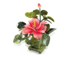 Feng Shui Jade Peony Flower Plant