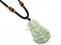 Kuan Yin Jade Pendant with Adjustable Necklace