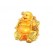 Golden Laughing Buddha with Money Bag and Ru Yi