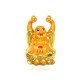 Golden Laughing Buddha with Pearls