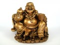 Laughing Buddha with Wulou and Gold Ingot