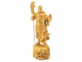 Majestic Standing Kwan Kung with Dragon Sword (7.5 inches)