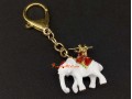 Monkey God On Elephant Keychain