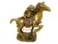 Monkey with Peach on Horse
