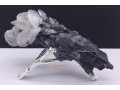 Natural Grey Calcite Crystal Mineral Specimen