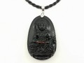 Obsidian Guardian Deity Horoscope Protector Pendant for Rabbit