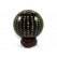 Obsidian Crystal Ball with Heart Sutra